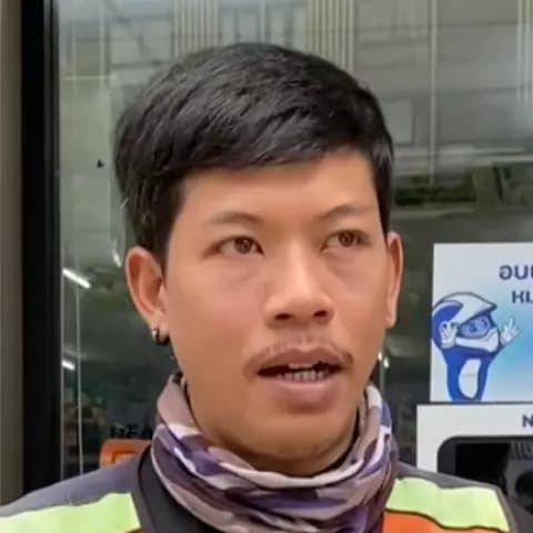 พี่บอย วินมอเตอร์ไซค์ ผู้ใช้งานตู้อบหมวกกันน็อค NocCare